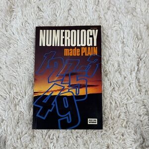 Vintage Numerology Made Plain Book. 80’s